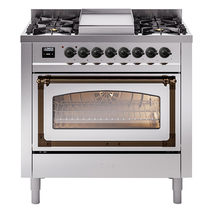 ILVE - Nostalgie II Dual Fuel Ranges - UN36FNMPAWB