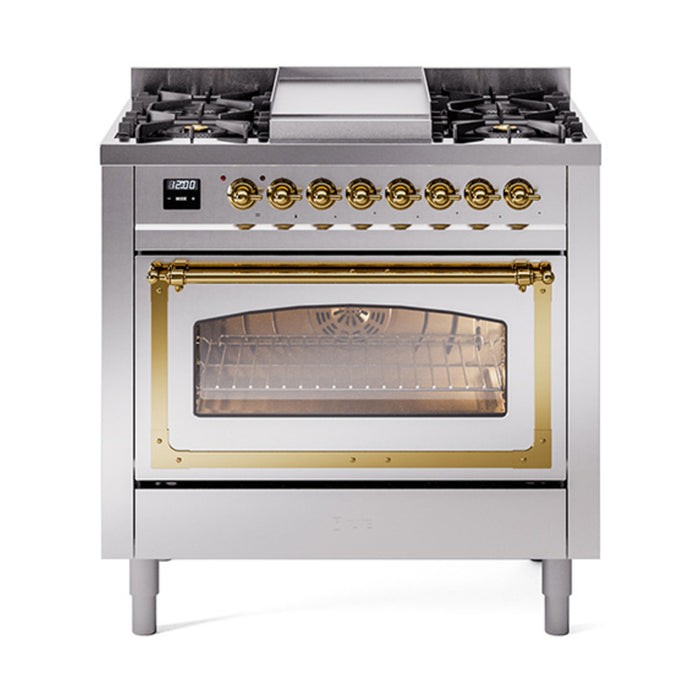 ILVE - Nostalgie II Dual Fuel Ranges - UN36FNMPAWB