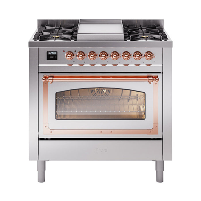 ILVE - Nostalgie II Dual Fuel Ranges - UN36FNMPAWB