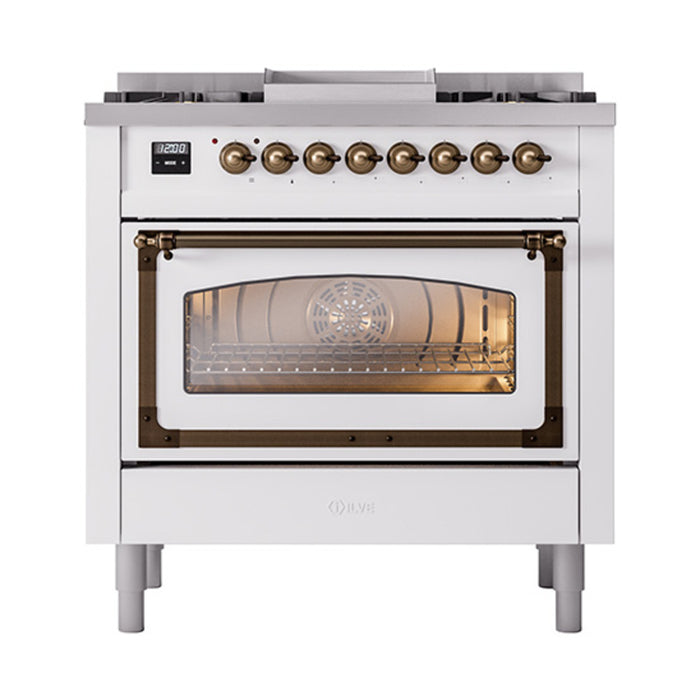 ILVE - Nostalgie II Dual Fuel Ranges - UN36FNMPWHBLP - IMG11