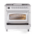 ILVE - Nostalgie II Dual Fuel Ranges - UN36FNMPWHCLP - IMG51