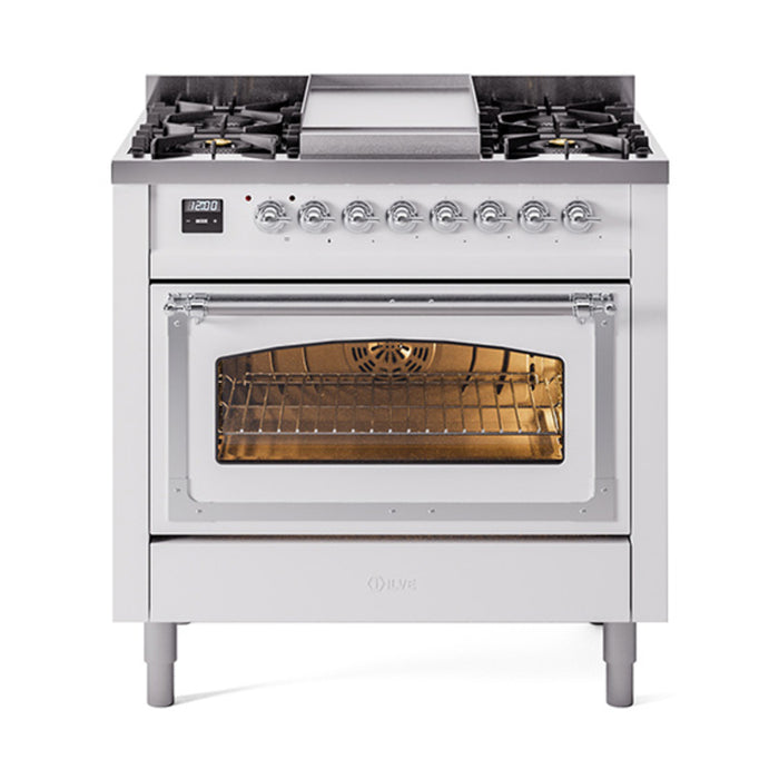 ILVE - Nostalgie II Dual Fuel Ranges - UN36FNMPAWB