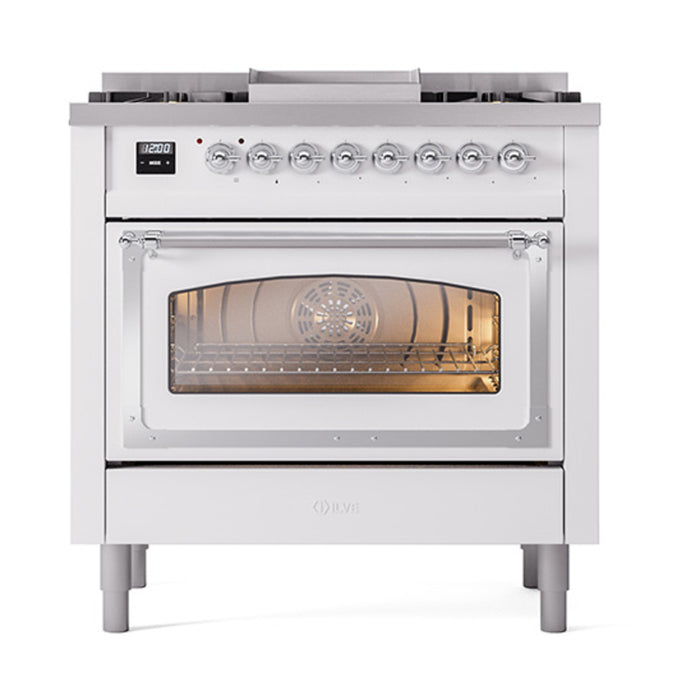 ILVE - Nostalgie II Dual Fuel Ranges - UN36FNMPWHC - IMG28