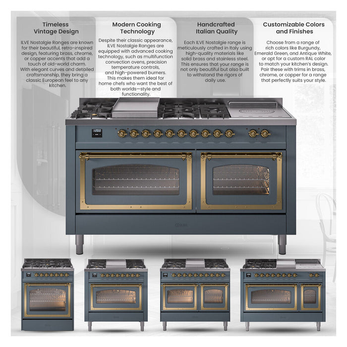 ILVE - Nostalgie II Dual Fuel Ranges - UN36FNMPWHGLP - IMG137