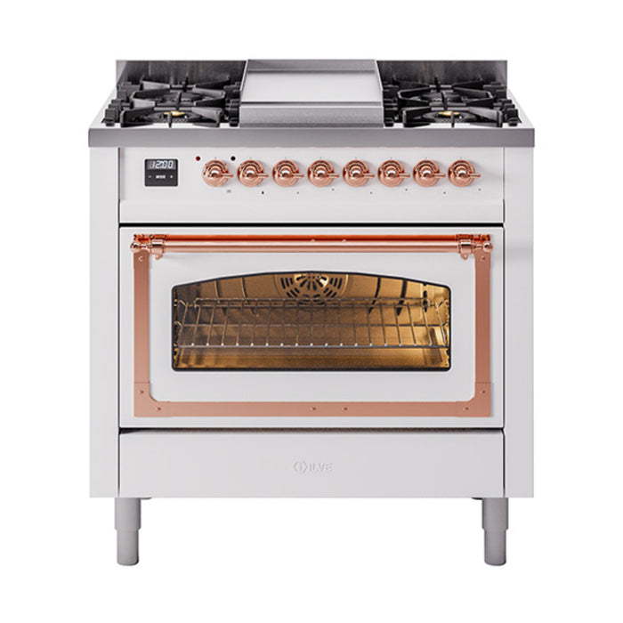 ILVE - Nostalgie II Dual Fuel Ranges - UN36FNMPAWB