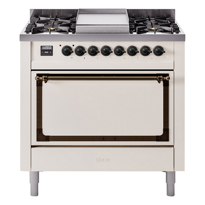 ILVE - Nostalgie II Dual Fuel Ranges - UN36FNMPAWB