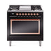 ILVE - Nostalgie II Dual Fuel Ranges - UN36FQNMPBKPLP - IMG85
