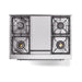 ILVE - Nostalgie II Dual Fuel Ranges - UN36FQNMPBUC - IMG1