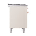 ILVE - Nostalgie II 48 inch Dual Fuel Range (8 Sealed Burners + Griddle, Liquid Propane, Triple Glass Door, Antique White, Copper) -  USA - UP48FNMPAWPLP - IMG10