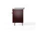 ILVE - Nostalgie II 48 inch Dual Fuel Range (5 Sealed Burners + Griddle + French Top, Liquid Propane, Triple Glass Door, Burgundy, Copper) -  USA - UP48FSNMPBUPLP - IMG25
