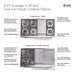 ILVE - Nostalgie II 48 inch Dual Fuel Range (5 Sealed Burners + Griddle + French Top, Natural Gas, Solid Door, Burgundy, Chrome) -  USA - UP48FSQNMPBUC - IMG51