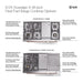 ILVE - Nostalgie II 48 inch Dual Fuel Range (5 Sealed Burners + Griddle + French Top, Natural Gas, Solid Door, Stainless Steel, Copper) -  USA - UP48FSQNMPSSP - IMG59