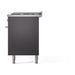 ILVE Professional Plus II 60 inch Dual Fuel Range (Graphite Matte / Liquid Propane / 9 Sealed Burners + Griddle / Solid Door) UP60FQMPMGLP - IMG171