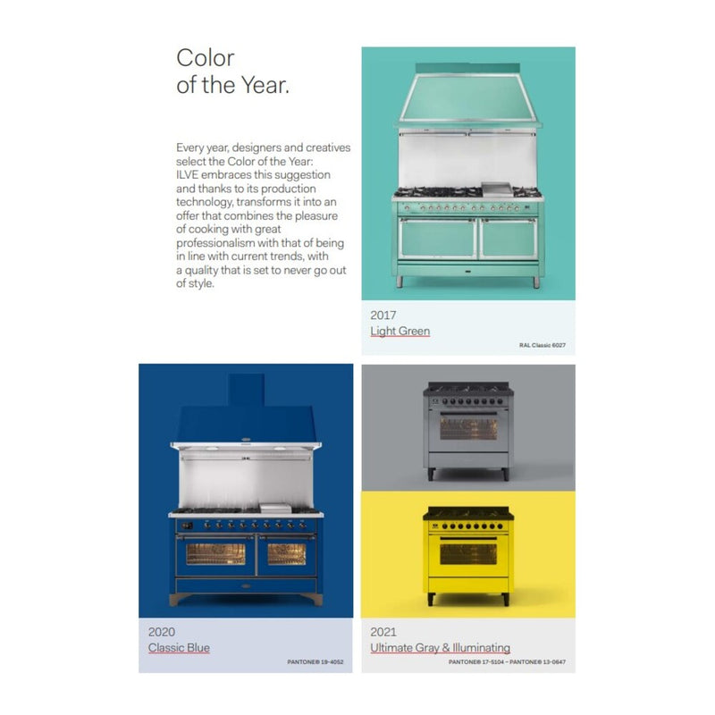 ILVE Professional Plus II 60 inch Dual Fuel Range (RAL / Natural Gas / 9 Sealed Burners + Griddle / Solid Door) UP60FQMPRA - IMG141