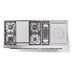 ILVE Professional Plus II 60 inch Dual Fuel Range (Stainless Steel / Liquid Propane / 7 Sealed Burners + Griddle + French Top / Solid Door) UP60FSQMPSSLP - IMG78