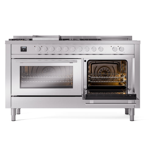 ILVE - Professional Plus II Dual Fuel Ranges - UP60FSQMPSS - IMG2