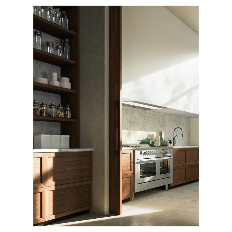 ILVE Professional Plus II 60 inch Dual Fuel Range (Stainless Steel / Natural Gas / 7 Sealed Burners + Griddle + French Top / Solid Door) UP60FSQMPSS - IMG67