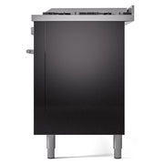 ILVE Professional Plus II 60 inch Dual Fuel Range (Glossy Black / Natural Gas / 7 Sealed Burners + Griddle + French Top / Triple Glass Door) UP60FSWMPBK - IMG176