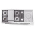 ILVE Professional Plus II 60 inch Dual Fuel Range (White / Natural Gas / 7 Sealed Burners + Griddle + French Top / Triple Glass Door) UP60FSWMPWH - IMG162