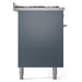 ILVE Professional Plus II 60 inch Dual Fuel Range (Blue Grey / Liquid Propane / 9 Sealed Burners + Griddle / Triple Glass Door) UP60FWMPBGLP - IMG181