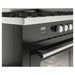 ILVE Professional Plus II 60 inch Dual Fuel Range (Glossy Black / Liquid Propane / 9 Sealed Burners + Griddle / Triple Glass Door) UP60FWMPBKLP - IMG45