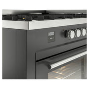 ILVE Professional Plus II 60 inch Dual Fuel Range (Graphite Matte / Liquid Propane / 9 Sealed Burners + Griddle / Triple Glass Door) UP60FWMPMGLP - IMG93