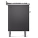 ILVE Professional Plus II 60 inch Dual Fuel Range (Graphite Matte / Liquid Propane / 9 Sealed Burners + Griddle / Triple Glass Door) UP60FWMPMGLP - IMG58
