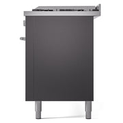 ILVE Professional Plus II 60 inch Dual Fuel Range (Graphite Matte / Liquid Propane / 9 Sealed Burners + Griddle / Triple Glass Door) UP60FWMPMGLP - IMG129