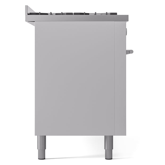 ILVE Professional Plus II 60 inch Dual Fuel Range (White / Natural Gas / 9 Sealed Burners + Griddle / Triple Glass Door) UP60FWMPWH - IMG44
