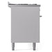 ILVE Professional Plus II 60 inch Dual Fuel Range (White / Natural Gas / 9 Sealed Burners + Griddle / Triple Glass Door) UP60FWMPWH - IMG44