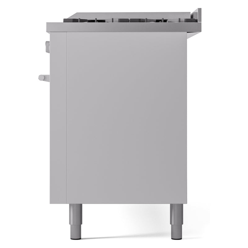 ILVE Professional Plus II 60 inch Dual Fuel Range (White / Natural Gas / 9 Sealed Burners + Griddle / Triple Glass Door) UP60FWMPWH - IMG16