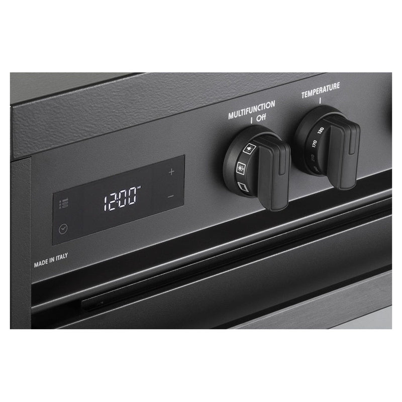 Verona - 36 inch Ultima Midnight Collection Freestanding Induction Range with 5 Elements, 5 cu. ft. Oven Capacity, Touch Control Clock in Matte Black (Ultima Midnight / Range / Black) - VMFSIE365EE - IMG4
