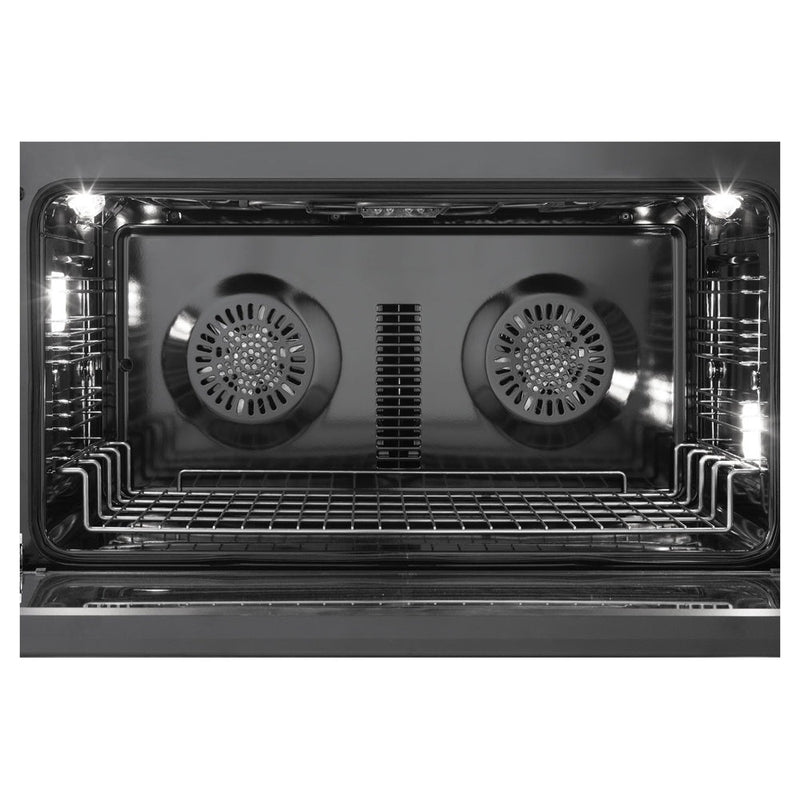 Verona - 36 inch Ultima Midnight Collection Freestanding Induction Range with 5 Elements, 5 cu. ft. Oven Capacity, Touch Control Clock in Matte Black (Ultima Midnight / Range / Black) - VMFSIE365EE - IMG1