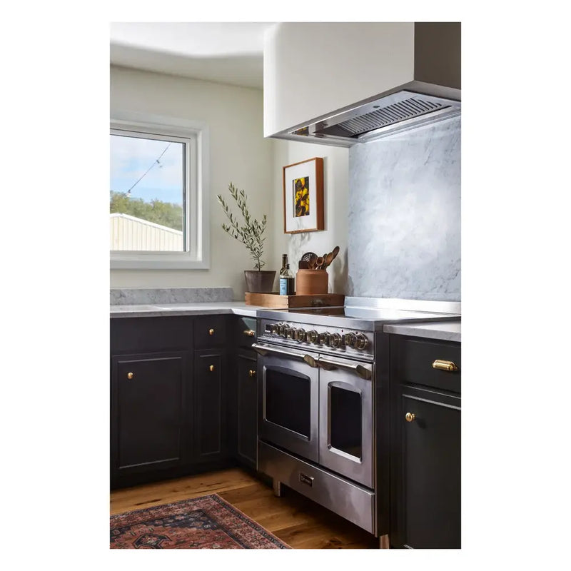 Verona 36 inch Prestige Series Freestanding Double Oven Electric Range with 5 Elements, 3.5 cu. ft. Total Oven Capacity and European Convection (Stainless Steel) VPFSEE365DSS - IMG23