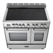 Verona 36 inch Prestige Series Freestanding Double Oven Electric Range with 5 Elements, 3.5 cu. ft. Total Oven Capacity and European Convection (Stainless Steel) VPFSEE365DSS - IMG12