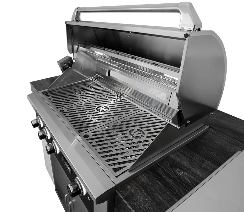 Wildfire THE RANCH PRO 30" GAS GRILL BLACK 304 SS WF-PRO30G-RH-LP