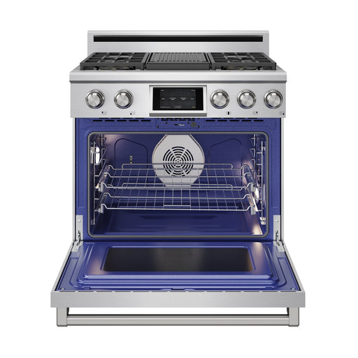 THOR Kitchen - 36-inch X Series Professional Freestanding Dual Fuel Gas Range - XRD36E - IMG2