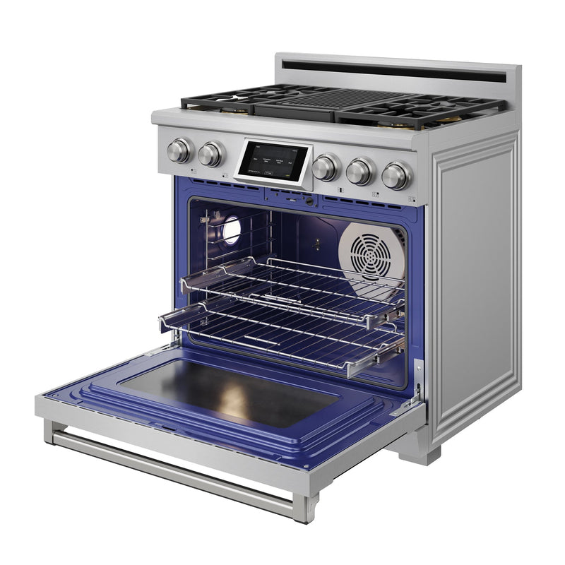 THOR Kitchen - 36-inch X Series Professional Freestanding Dual Fuel Liquid Propane Range - XRD36ELP - IMG3
