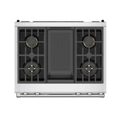 THOR Kitchen - 36-inch X Series Professional Freestanding Dual Fuel Gas Range - XRD36E - IMG8