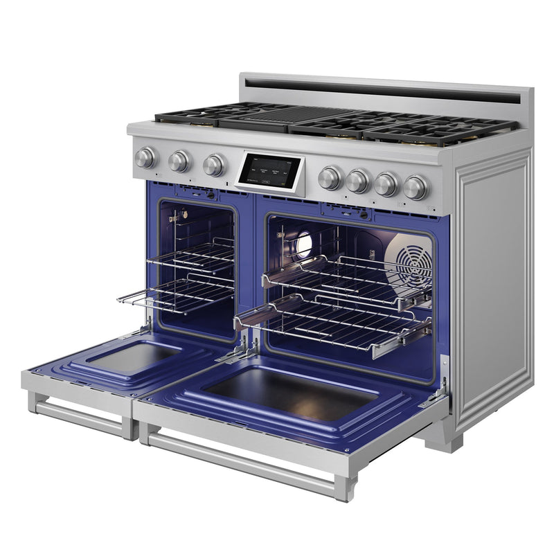 THOR Kitchen - 48-inch X Series Professional Freestanding Dual Fuel Range Liquid Propane - XRD48ELP - IMG2