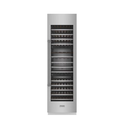 THOR Kitchen - 24-inch Built-in Column Wine Cooler, Stainless Steel Panel Ready Stainless Steel Panel / (Stainless Steel Panel / 24 Inch) - XRF24CWC-SS - IMG1