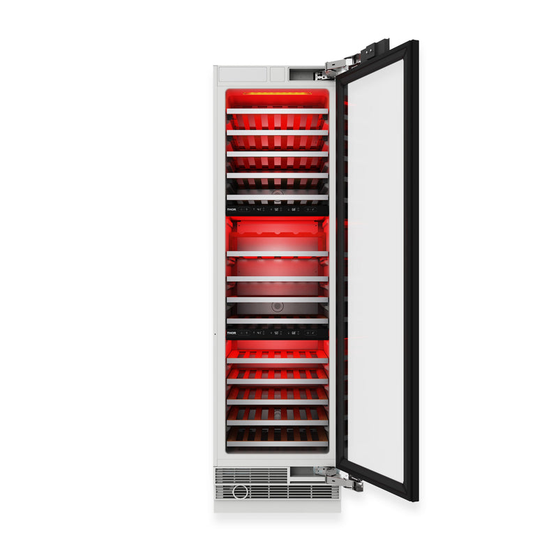 THOR Kitchen - 24-inch Built-in Column Wine Cooler, Stainless Steel Panel Ready Stainless Steel Panel / (Stainless Steel Panel / 24 Inch) - XRF24CWC-SS - IMG3