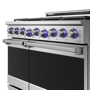 THOR Kitchen - 48-inch X Series Professional Freestanding Gas Range Liquid Propane - XRG48ELP - IMG6
