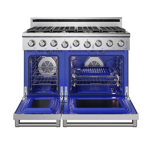 THOR Kitchen - 48-inch X Series Professional Freestanding Gas Range Liquid Propane - XRG48ELP - IMG2