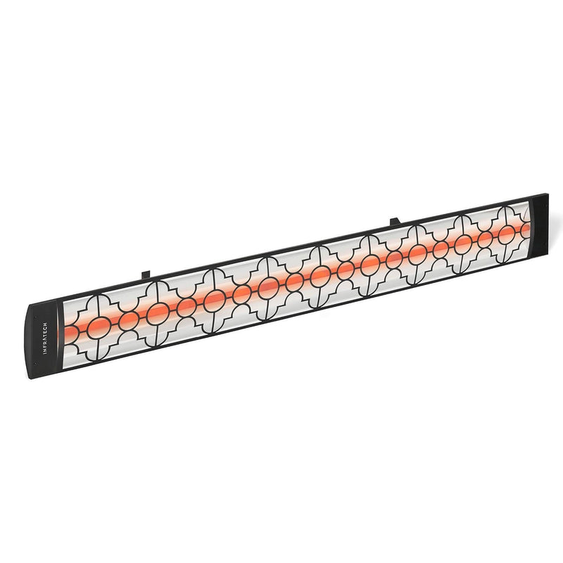 Infratech - 48 Inch Motif 2600W Single Element Electric Patio Heater 240V (Black / Contemporary) - C2624BL1