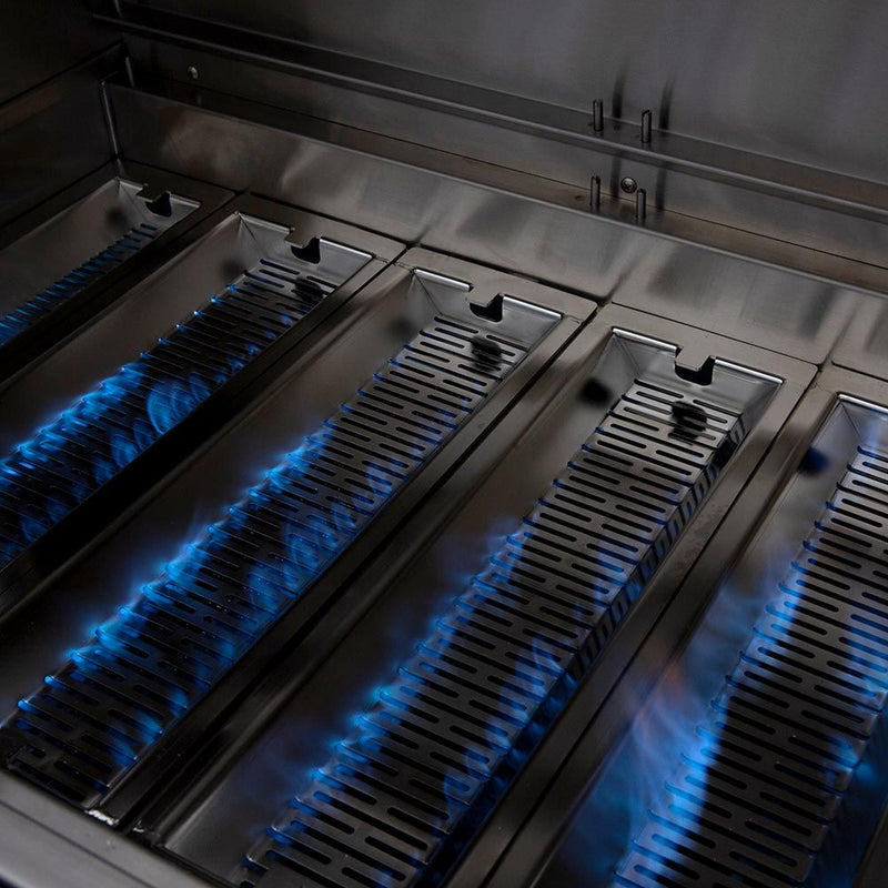 American Made Grills 54-Inch Built-In Hybrid Grill with Infrared Searing Burner and Rotisserie Kit AMG-ENC54