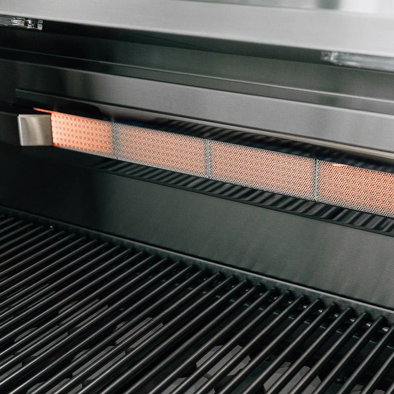 American Made Grills Estate 30-Inch Built-In Gas or Propane Grill with Infrared Searing Burner and Rotisserie Kit AMG-EST30