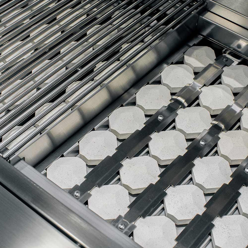 American Made Grills Estate 36-Inch Built-In Gas or Propane Grill with Infrared Searing Burner and Rotisserie Kit AMG-EST36