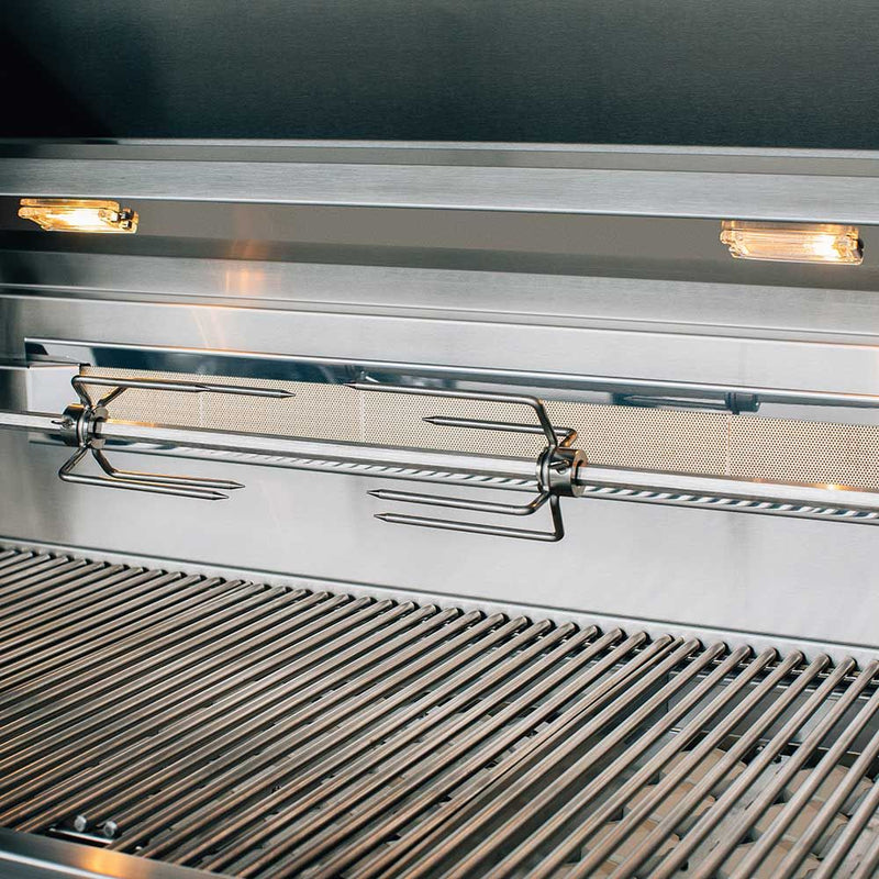 American Made Grills Estate 42-Inch Built-In Gas or Propane Grill with Infrared Searing Burner and Rotisserie Kit AMG-EST42