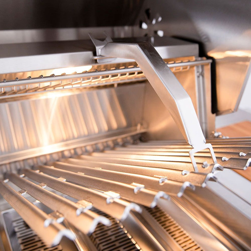 American Made Grills Muscle 36-Inch Built-In Hybrid Grill with Infrared Searing Burner and Rotisserie Kit AMG-MUS36